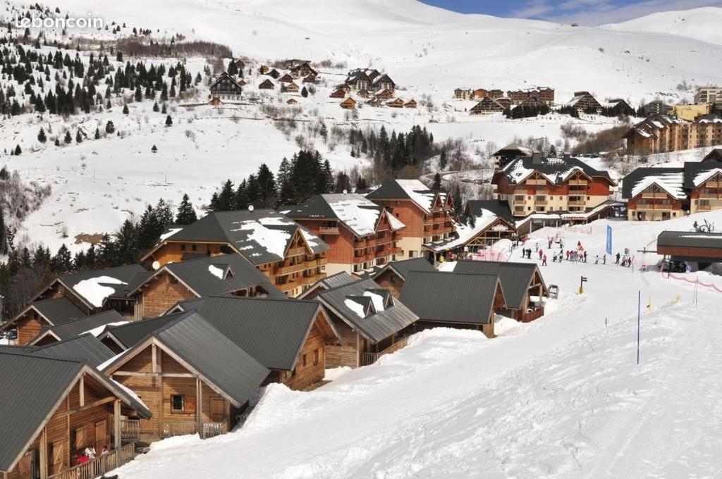 Saint Francois Longchamps Loc A La Montagne Avec Piscine Ete Hiver Vg23 Esterno foto